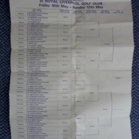 1974-Matchplay Championship draw